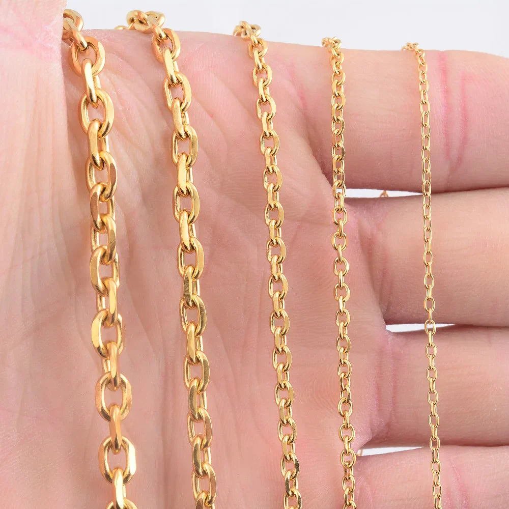 Elegante Goldene Halskette