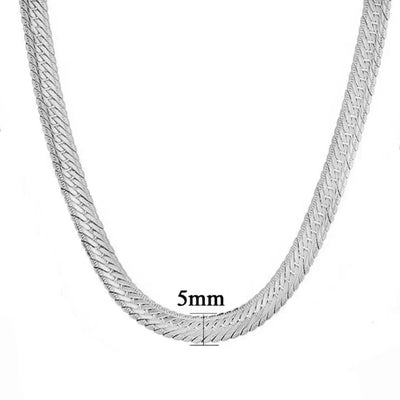 Hip Hop Goldkette für Herren – 8mm Curb Design