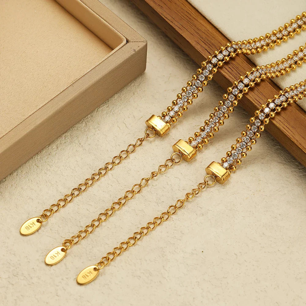 Radiant Charm – Elegantes Armband mit Glaskristallen