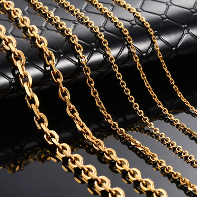 Elegante Goldene Halskette