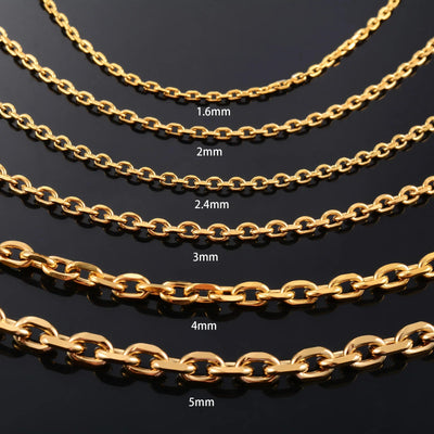 Elegante Goldene Halskette